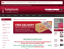 Tablet Screenshot of hotplants.co.uk